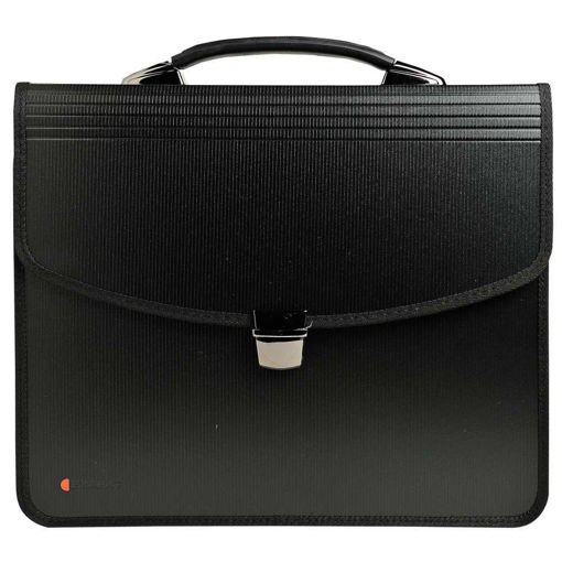 Picture of EXACOMPTA DOCUMENT CASE WITH HANDLE BLACK 24X32CM